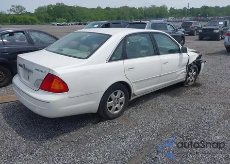 2000 Toyota Avalon Xl z USA, uszkodzony, nr VIN 4T1BF28B7YU016818
